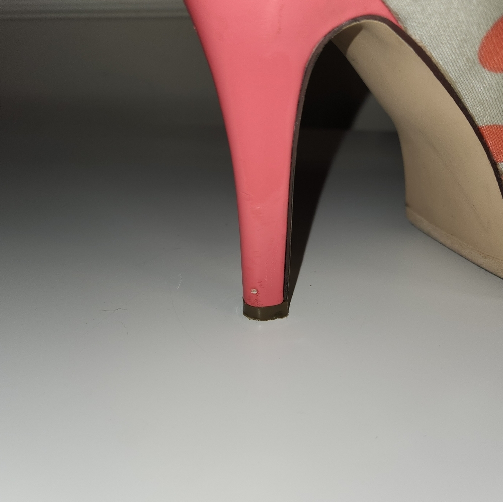 (SOLD) Madden Girl Lyons Coral Multi Heels - Picture 9 of 9